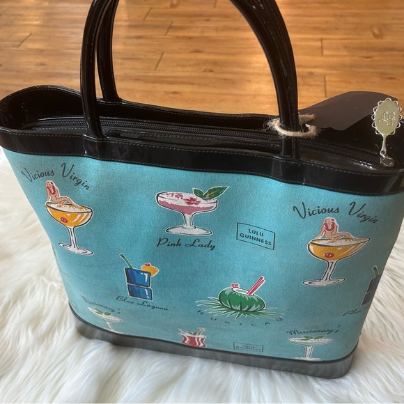 Fabulous Lulu Guinness Cocktail Hand Bag, Nice! Excellent Condition! - Picture 3 of 13